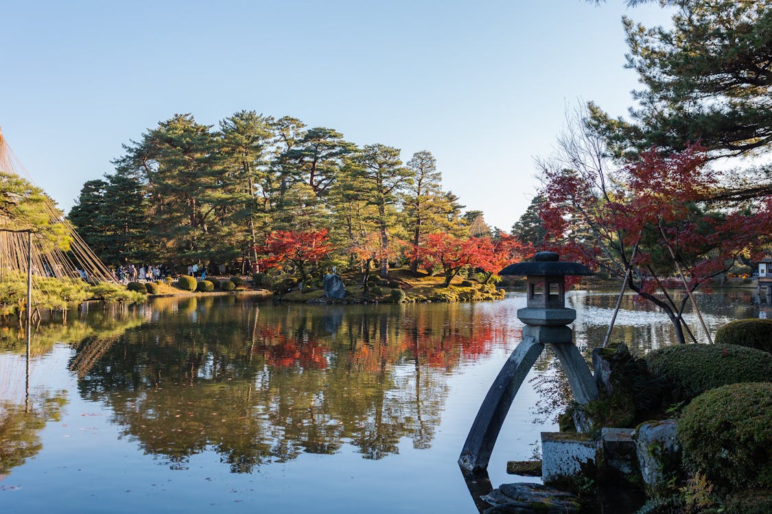 兼六園の秋景色