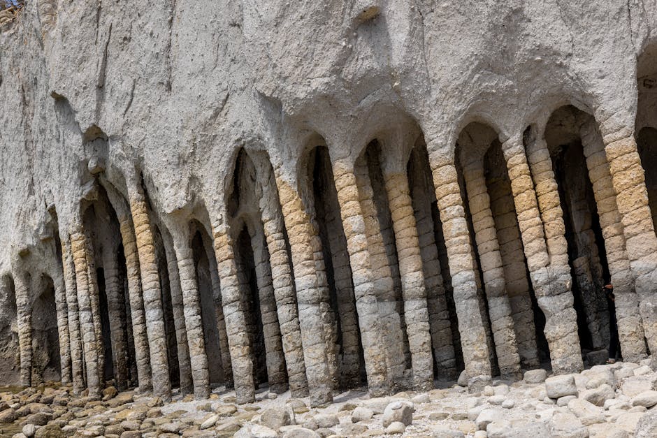 柱状節理のイメージ