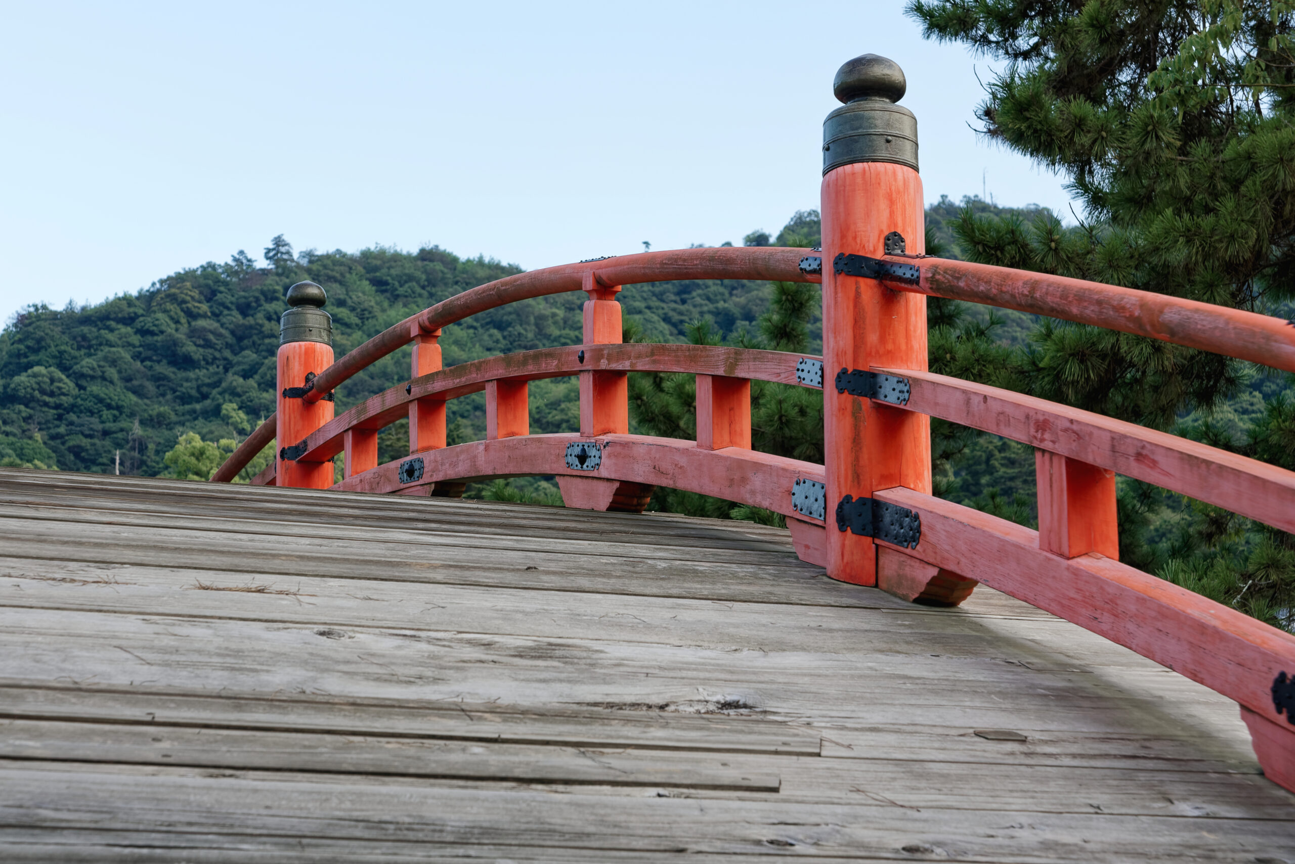 The Soribashi (Arched Bridge) at Itsukushima Shrine