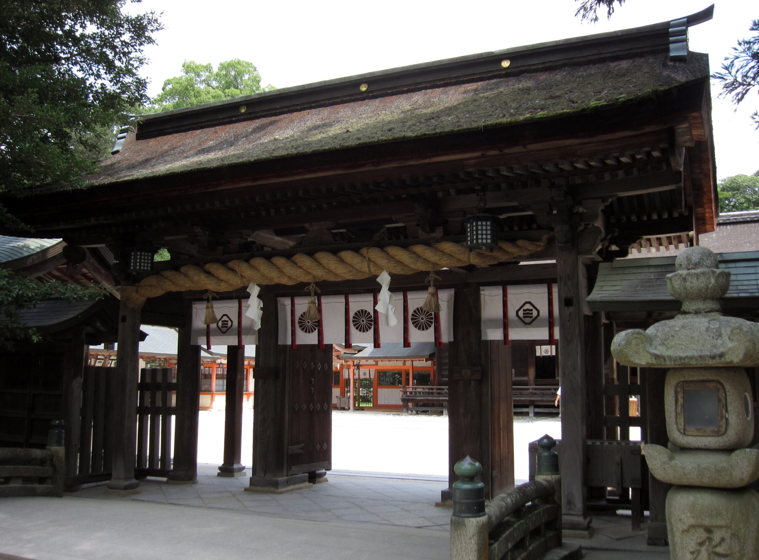 Oyamazumi Shrine Shinmon Gate