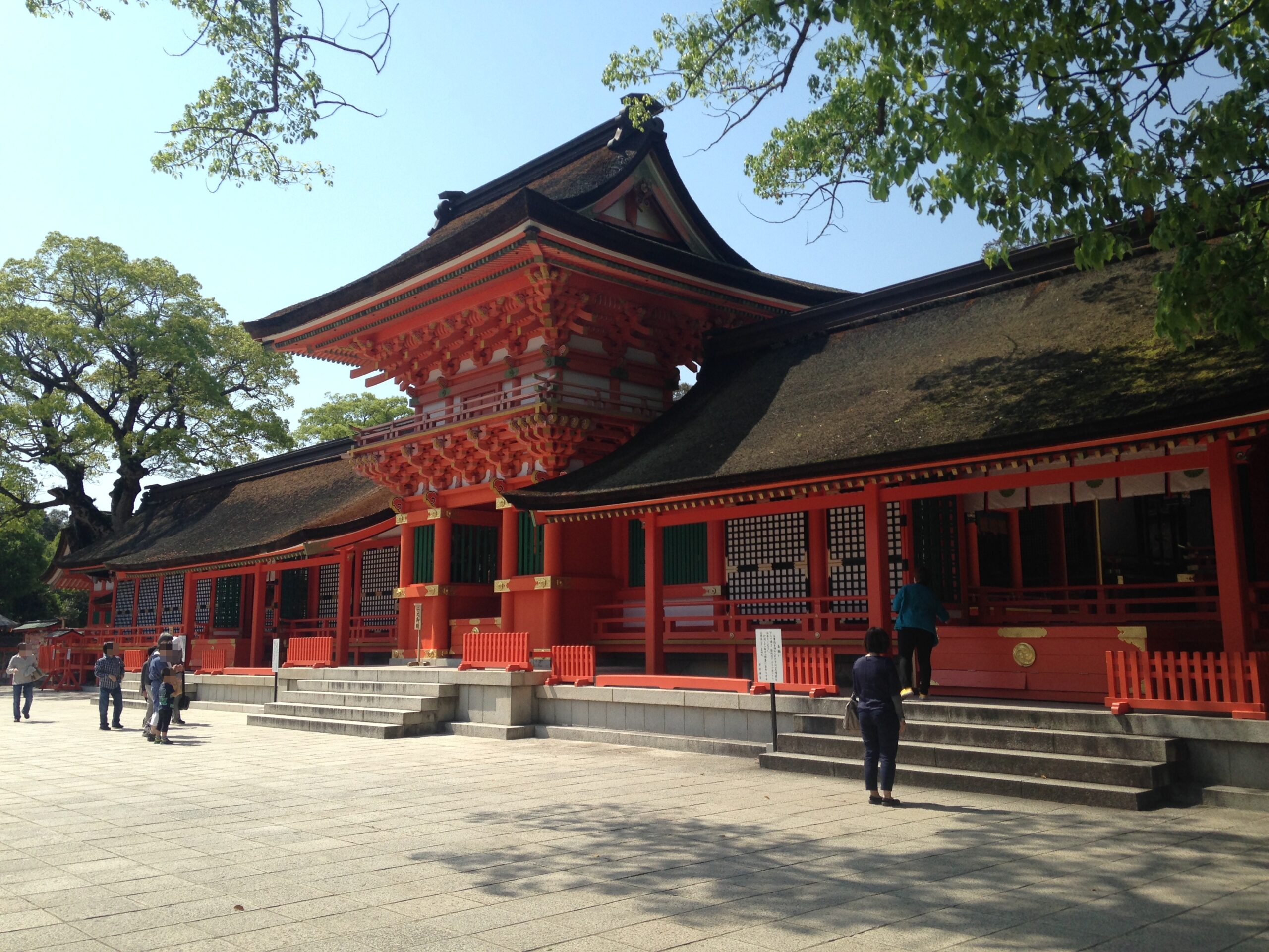 Chokushimon Gate at Usa Jingu Upper Shrine