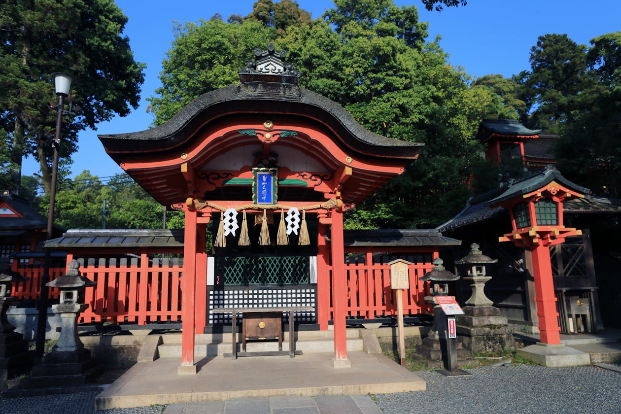 神田明神境内の門