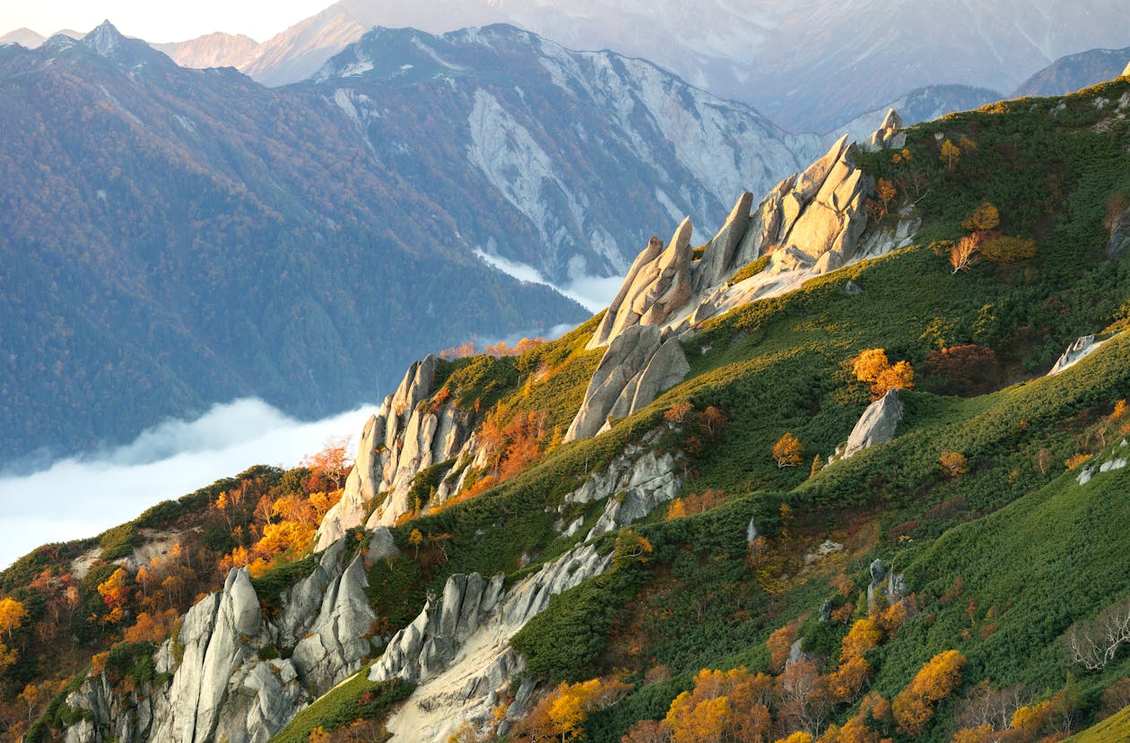 Autumn colors in the Northern Alps (image)