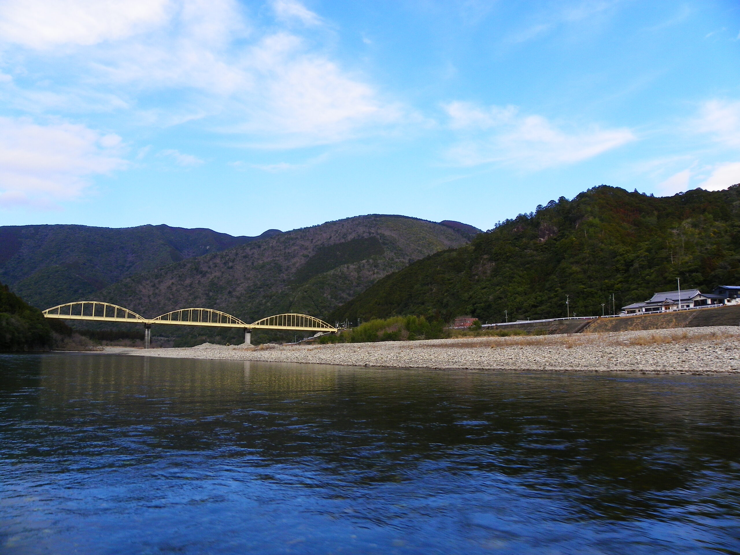 北山川に架かる瀞大橋