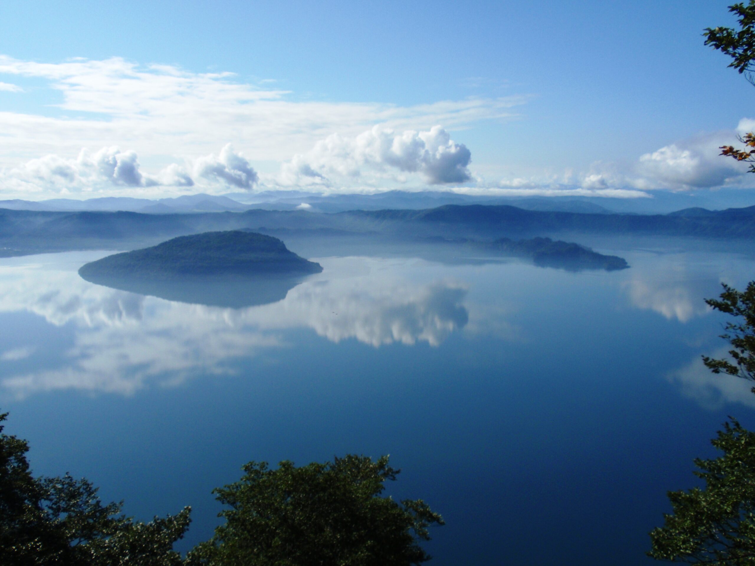 十和田湖の俯瞰