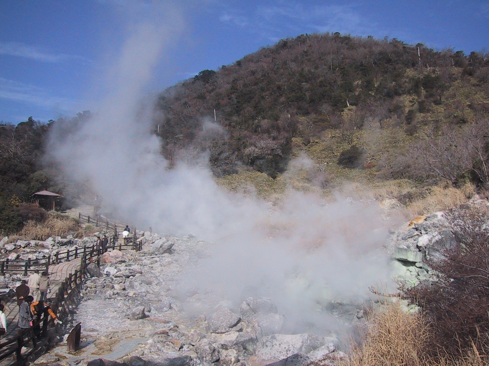 大噴気の近景